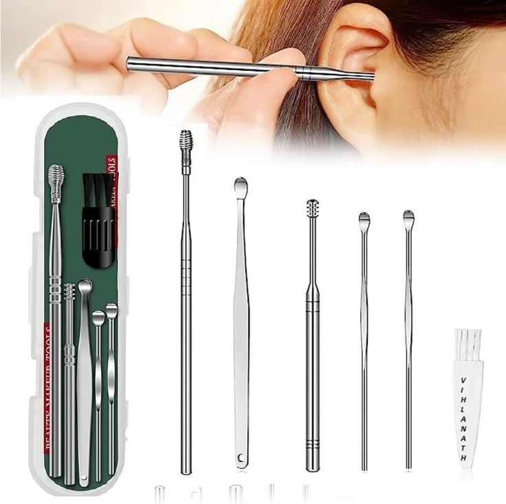 Premium Ear Wax Removal Kit โ Safe, Reusable & Easy Ear Cleaning Tool Set