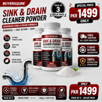 Buyersqure Sink & Drain Cleaner Powder | Advanced Formula | Pack of 3 | Powerful Clog & Drain Cleaner