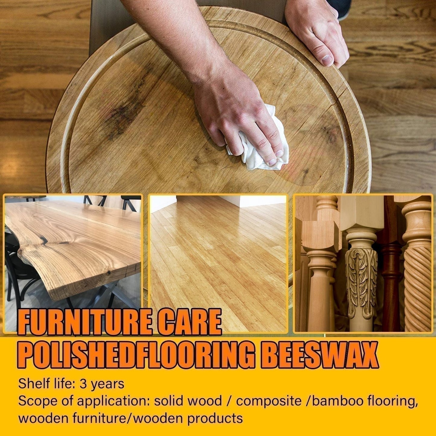 IMPORTED BEEWAX WOOD FURNITURE POLISH™ (Buy 1 Get 1 Free)