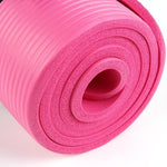 Fitness NBR Yoga Mat 🧘‍♀️💪 Size: 183 x 61 x 1 CM – Perfect for full-body workouts📏 🛑 Non-Slip Surface