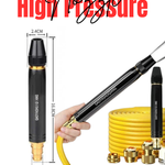 🔥 Imported High Pressure Adjustable Water Spray Nozzle – Heavy Duty Brass Connector | Car Wash & Gardening Pro Tool