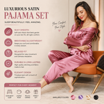 Imported Classic Pure Silk Suit Set (Buy 1 Get 1 Comfy Bra Free)😍