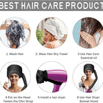 🧢✨ Drying Hat Quick Dry Cap Hair Dryer Heating Cap 💇‍♀️ Hairdressing Tools & Styling Accessories for Curly Hair Care 🧢✨