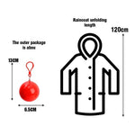 🎁 Buy 1 Get 1 FREE! 🌧️ Portable Raincoat Ball | Compact Waterproof Emergency Rain Poncho for Travel, Camping & Outdoor Use ☔