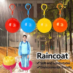 🎁 Buy 1 Get 1 FREE! 🌧️ Portable Raincoat Ball | Compact Waterproof Emergency Rain Poncho for Travel, Camping & Outdoor Use ☔