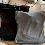 🌟 Stylish Waist Pleated Corset Top 🌟💖 Soft Support with Fixed Chest Pads – No need for a bra