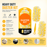 🎁 Buy 1 Get 1 FREE! 🧹 Dusters™ Heavy Duty Starter Kit | Reusable Duster Handle & Refills ✨