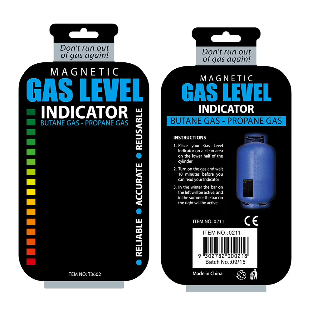 ⛽ Magnetic Gas Cylinder Level Indicator | LPG Propane Butane Fuel Gauge | Reusable Tank Meter 🔥