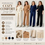 CORIA - Casual knitted two-piece set