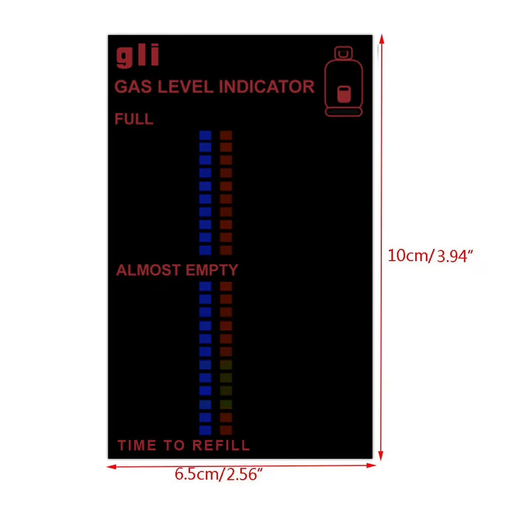 ⛽ Magnetic Gas Cylinder Level Indicator | LPG Propane Butane Fuel Gauge | Reusable Tank Meter 🔥