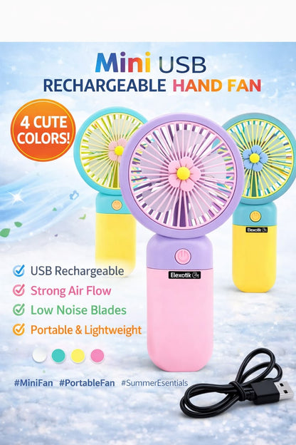 🐰 BunnyBreeze™ Fan Portable Rechargeable