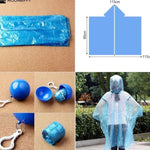 🎁 Buy 1 Get 1 FREE! 🌧️ Portable Raincoat Ball | Compact Waterproof Emergency Rain Poncho for Travel, Camping & Outdoor Use ☔
