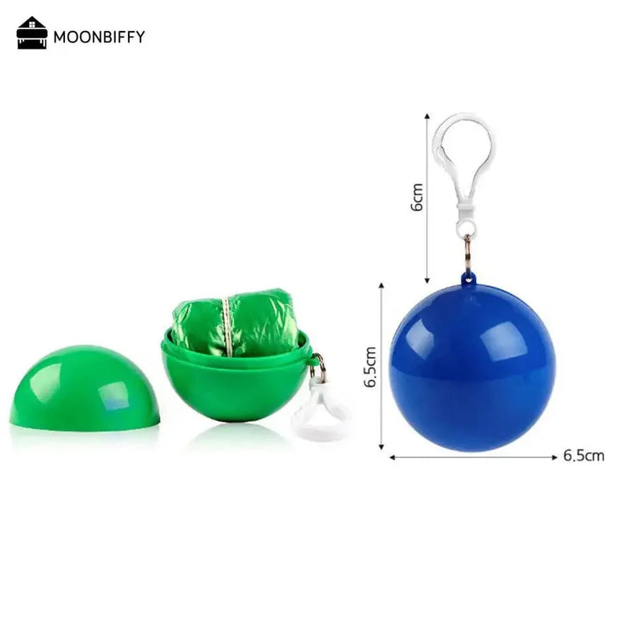 🎁 Buy 1 Get 1 FREE! 🌧️ Portable Raincoat Ball | Compact Waterproof Emergency Rain Poncho for Travel, Camping & Outdoor Use ☔