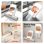Portable Self-Squeeze Mini Mop – Super Absorbent Cleaning Tool for Kitchen, Bathroom & Home