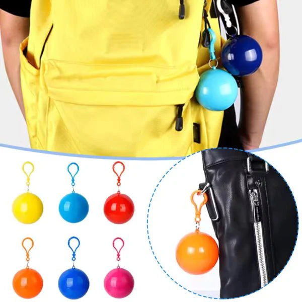 🎁 Buy 1 Get 1 FREE! 🌧️ Portable Raincoat Ball | Compact Waterproof Emergency Rain Poncho for Travel, Camping & Outdoor Use ☔