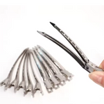 🎀 12pcs/Set Hair Roller Set 🎀 💁‍♀️ 12pcs Plastic Self-Grip Curlers (3 Sizes) + 12pcs Metal Clips ✨