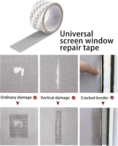 Window Mesh Repair Tape – Instant Repair for Damaged Screens