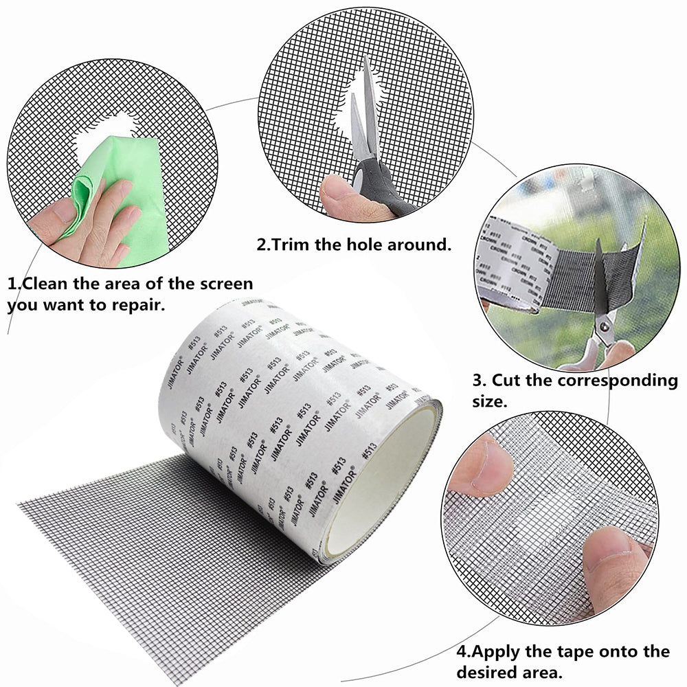 Window Mesh Repair Tape – Instant Repair for Damaged Screens